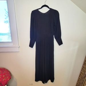 NWT Asos Long Sleeve Black Jumpsuit size 4